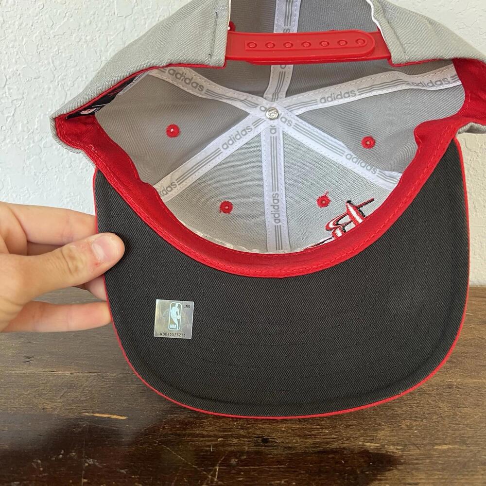 Adidas‎ NBA Houston Rockets SnapBack Hat - Picture 5 of 6